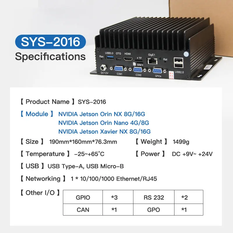 NVIDIA Jetson Xavier NX16G - Embedded AI Compute Power