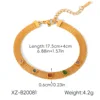 Pulsera de malla en capas con detalles de gemas