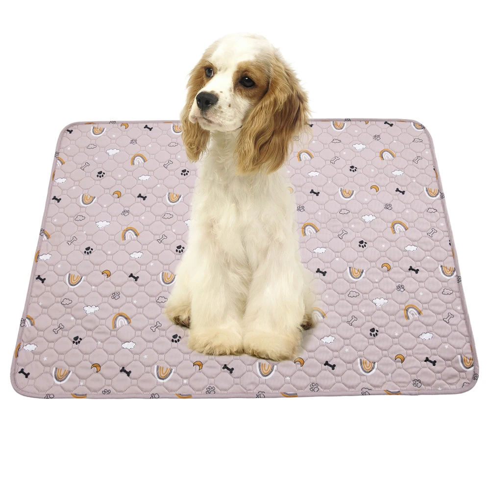 Absorbent Reusable Puppy Pads Non-Slip Dog Mats Washable Pee Pads factory