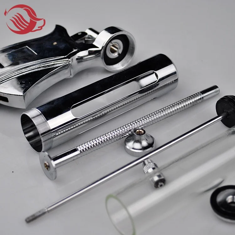 50ml Automatic Continuous Metal Veterinary Injection Syringe Gun Medical Injector Gun