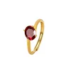 JH0440Or jaune-5Grenat