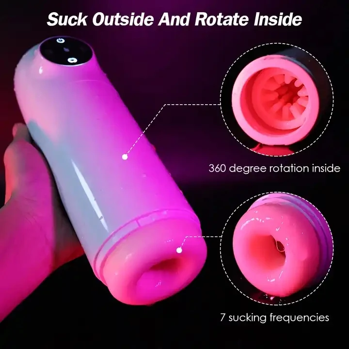 Electric Automatic Piston Rotating Sucking Machine Male Masturbator Cup Electric Automatic Piston Rotating Sucking Machine Male Masturbator Cup