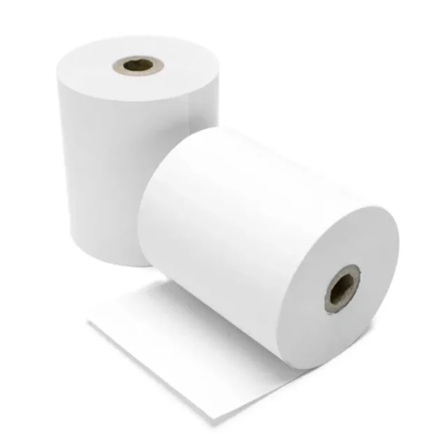 White Rolls  Release Paper Coated with Silicone Double Sided Tissue Tape with Solvent Adhesive