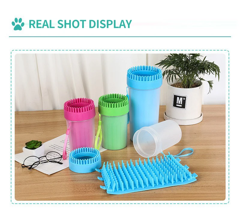 Wholesale Price Portable Dog Feet Cleaner Grooming Brush Pet Paw