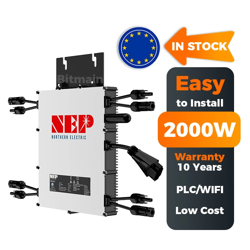 Northern Electric Power Nep Solar Micro Inverter Bdm 2000 2000w Microinverte