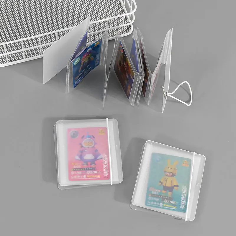 Telescopic pp Folding Transparent Card Album  3-inch Storage Album Star Chasing Idol Small Card Storage Display Xxx Photo Album