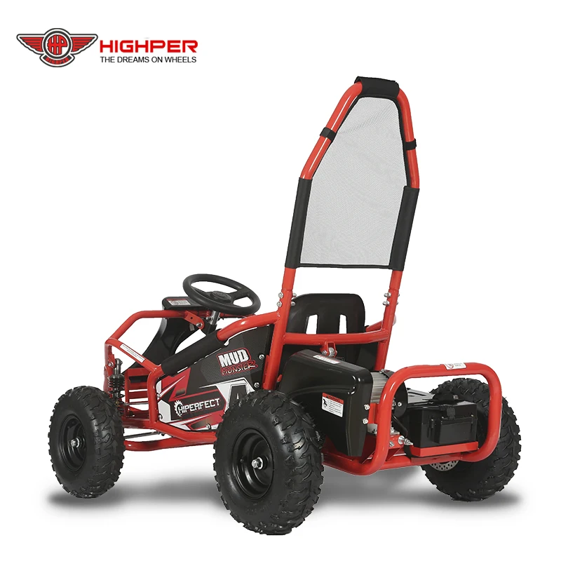 Highper Fastest Kids Buggie Electric Go Kart Adult Go Cart Single Seat Electric Go Karts 1000w