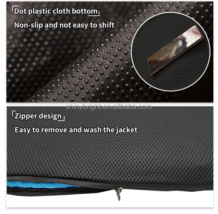 Cooling Gel Ventilated Motorcycle Seats Cooling Gel Pad Silicone Seat