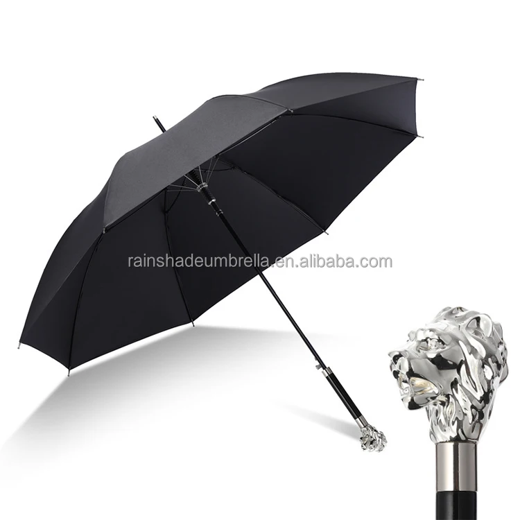 High End Design Animal Head Handle Umbrella Animal Head Long Handle Umbrella Customized Business
