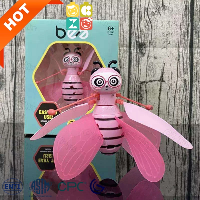 Оптовая продажа хорошее качество светящиеся игрушки детский летающий шар игрушечный светодиодный Электронный Детский Электрический самолет Индукционная светящаяся игрушка