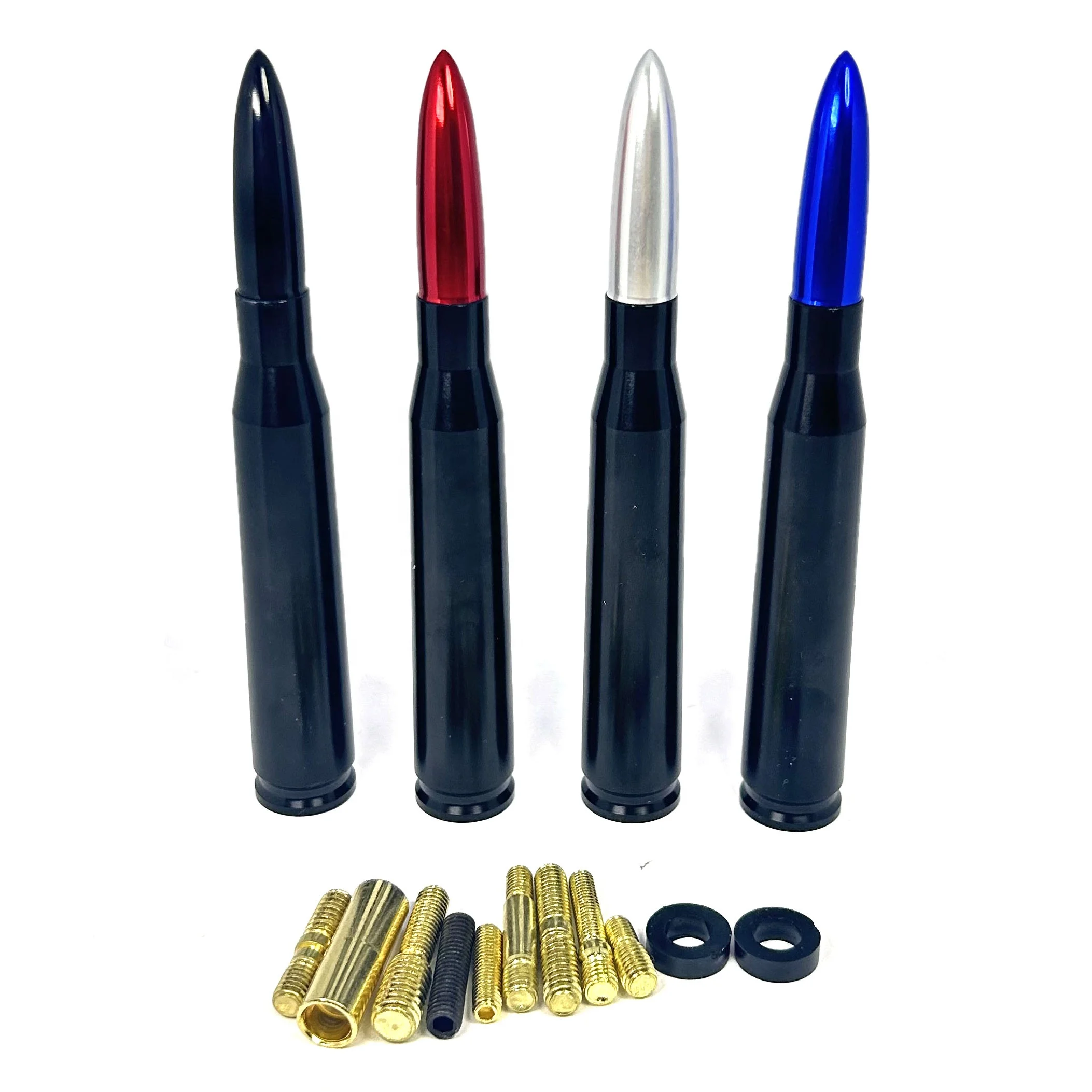 Refitted Car Off Road Accessories Customize Logo Antenna Bumper Cars Decoration Universal Car Bullet Antenna