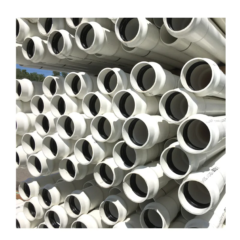 Morocco Kasta Ghana 9 15 16 24 30 Inch 110mm 115mm 125 mm 180mm 220mm 270mm Uganda Round Pvc Pressure / Sewer Pipe Price List