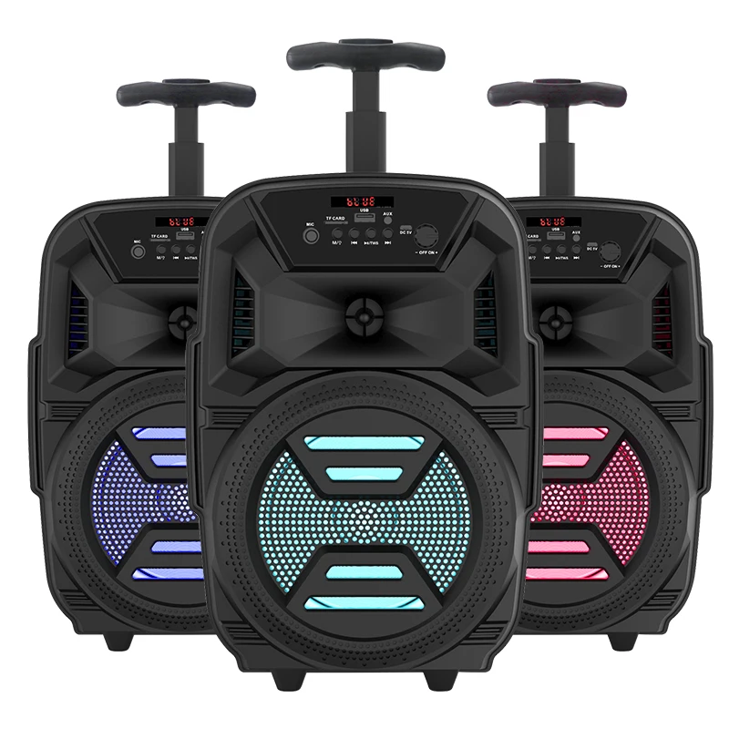 ZQS-6111 Bluetooth DJ Speaker with LED Light, USB & FM Support