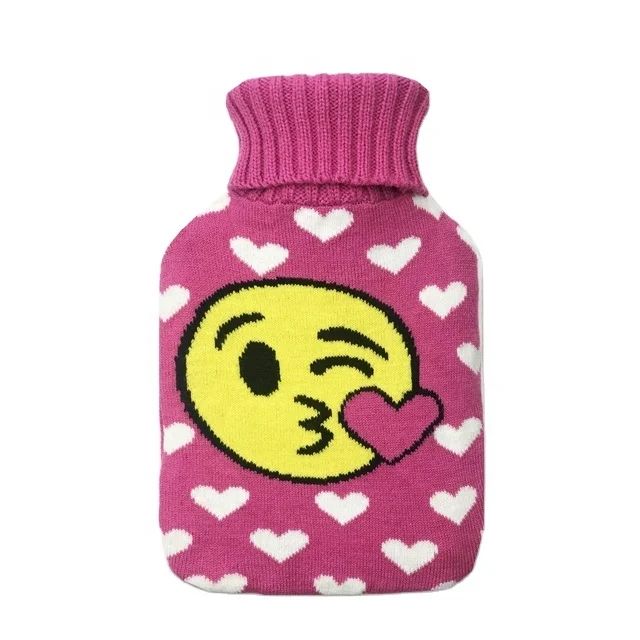 2000 Rubber Knitted Cover Hot Water Bottle