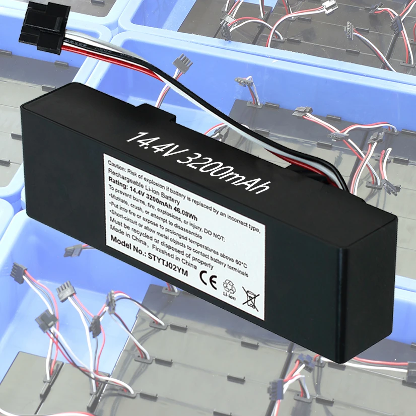 Vacuum Cleaner Battery for  SWLPB  Mijia STYTJ02YM V2 V3 Sweeping Mopping Robot 14.8V 3200mah   Battery for Haier JX37 Sweeper