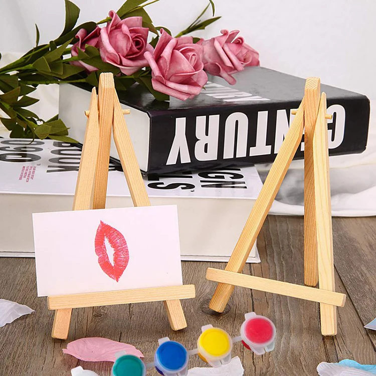 Mini Artist Wooden Easel Wedding Table Card Stand Display Holder For Party Decor 