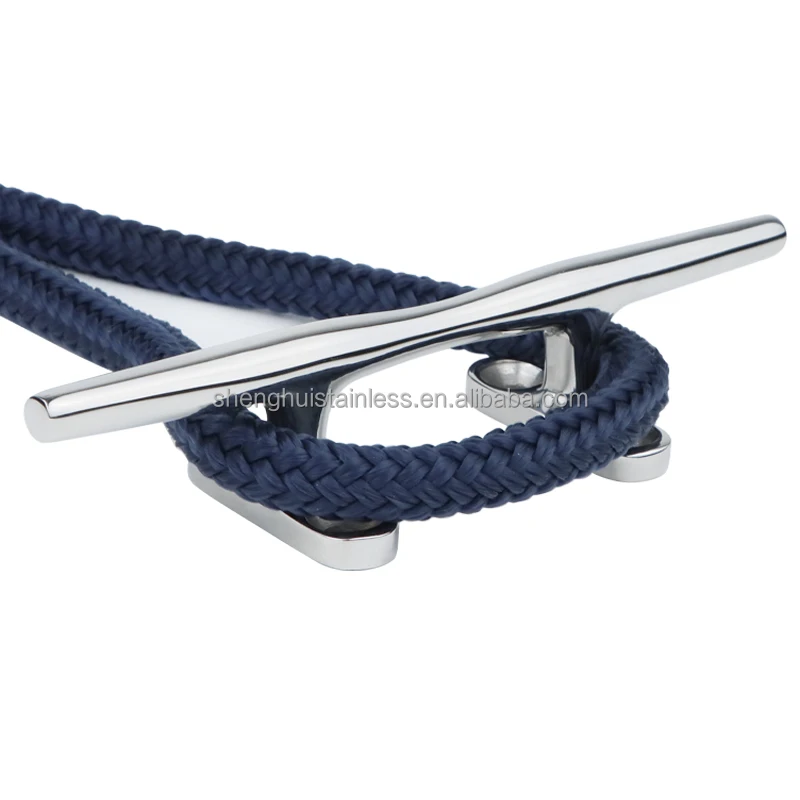 product marine hardware motorboat sailboat deck cleat aisi316 stainless steel mirror polished hollow base cleats-4
