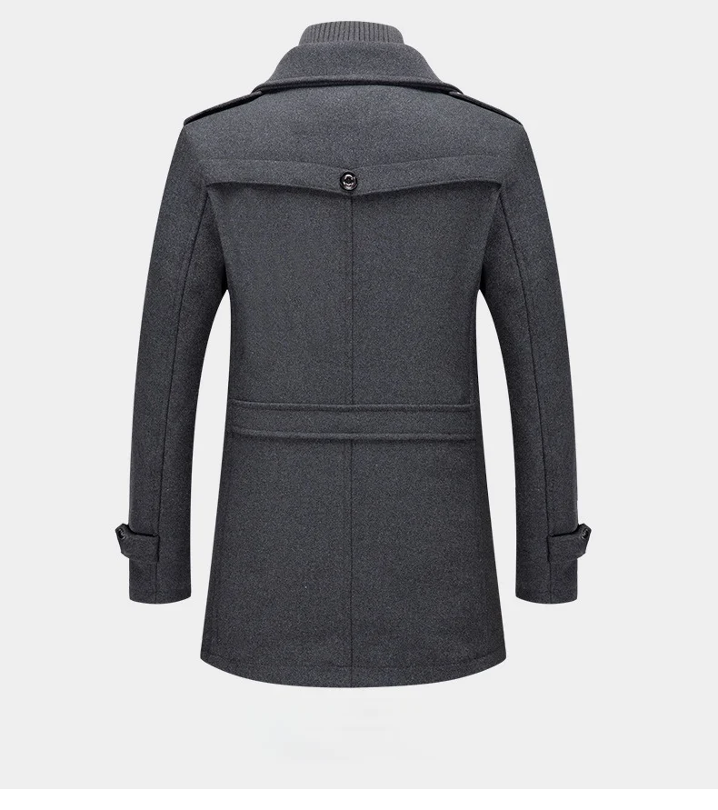 Warm Long Plus Size Windproof Jacket for Men Overcoat Casual Trench Coat Stylish Winter Men's Double Collar Woolen M_voghion.com