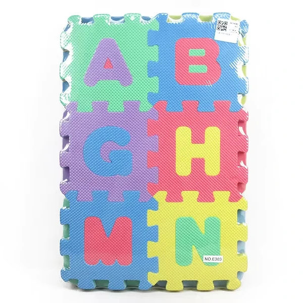 Jinming 36pcs EVA Foam Puzzle with Alphabet and Number Floor Mat Educational Toy for Baby