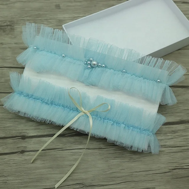 handmade bridal garter