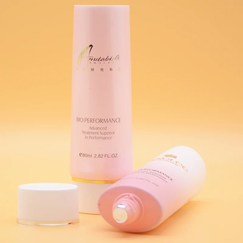 Multiple Layer Cosmetic Tube Packaging Screw Cap Lotion Lubes 100ml Sugar Cane Plastic PE Body Lotion 5 Layers Custom Oval 40mm