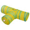 Blue and yellow T-shape