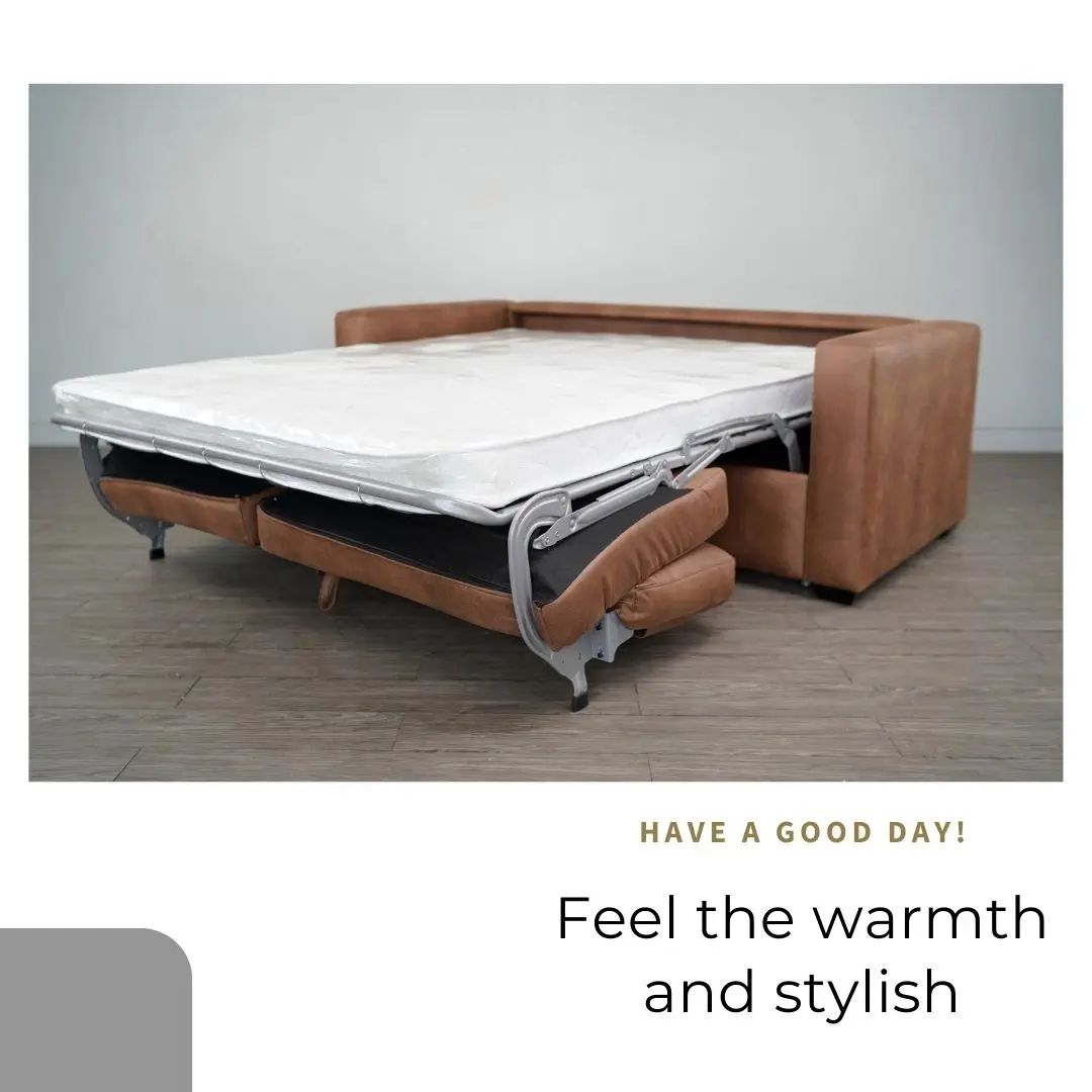 Leather Wide Sofa Bed,Modern Luxury Sofa Beds,Velvet And Sponge Couches For Living Room And