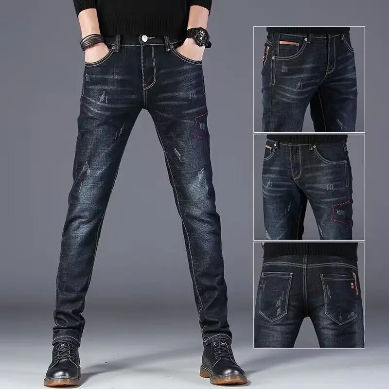 Wholesale Fashion Stretchy Jeans For Men Hot Sale High Quality Mens ...