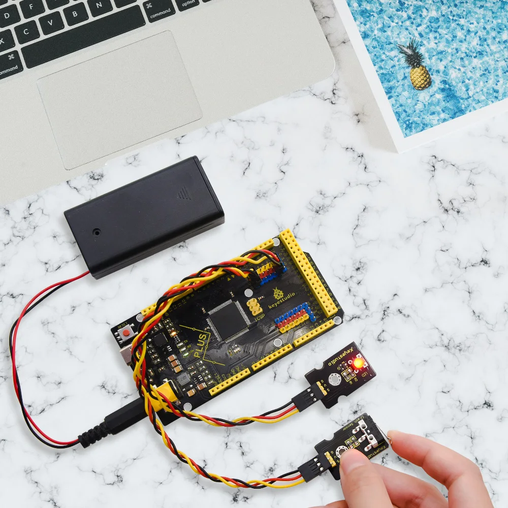 KEYESTUIDO MEGA Plus Controller Board with Type C USB Cable Compatible with ARDUINO mega 2560