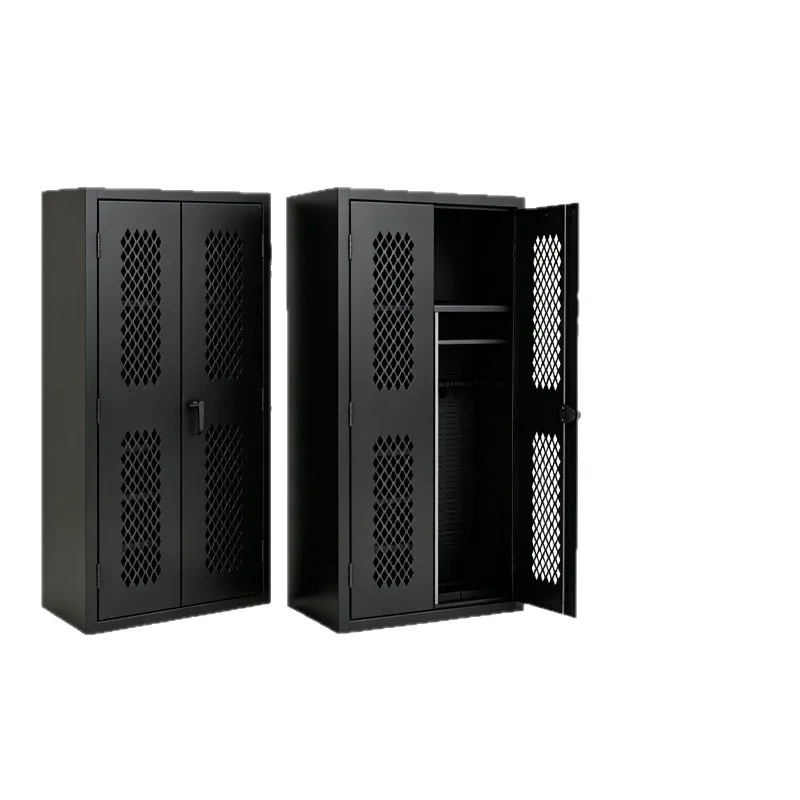Mechanical Combination Electronic Lock Key Lock Multi-compartment Cabinet for Camping Gear and Backpack Storage