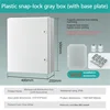 Caja gris de 500x400x200 mm (con cierre redondo)