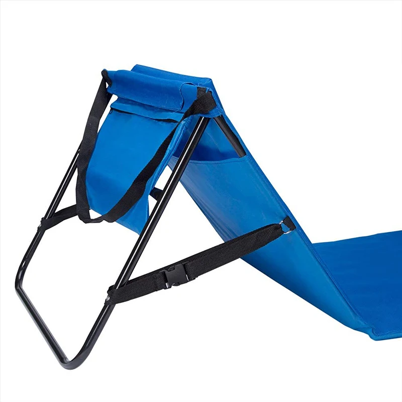 Pincho Strandmatte Blau - Verstellbare Rückenlehne - 170cm Falbar