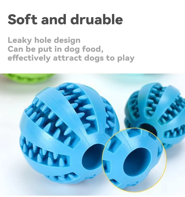Toys for Pets Tough Durable Customizable Dog Hard Chew Rubber Toys Pet Chew Toy Dog Teeth Cleaning Pet Interactive Movement Ball