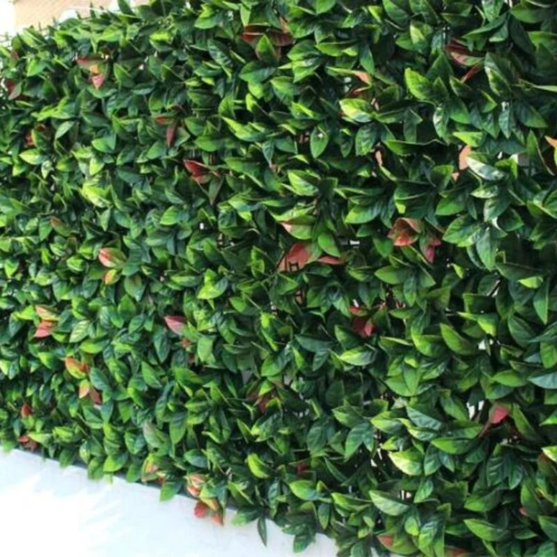 Домашний сад УФ огнестойкая искусственная трава настенная панель Декор зеленая изгородь растительная
