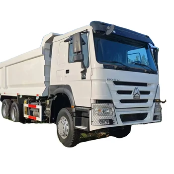 Popular Howo Brand Used 10-Wheel 6x4 Heavy Duty Dump Truck Weichai Engine 50t Diesel Fuel Manual Transmission Left-Handed