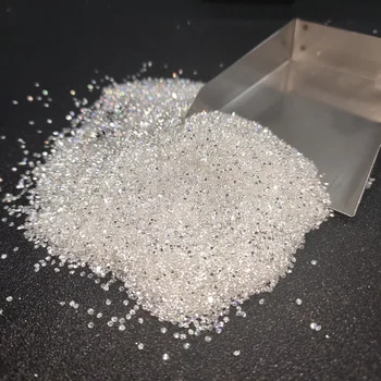 Melee Size 0.7~2.9MM White Color Vvs1 Loose Round Brilliant Lab Grown Moissanite Stone Diamond