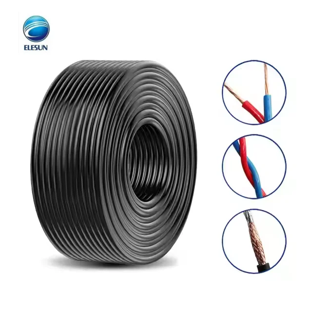كابل تحكم محمي RS485 بمساحة عازلة 0.2mm² إلى 6mm² وعدد نوى من 2 إلى 6، نحاس مشبع مزدوج الحماية لمجالات الاتصال الصناعي