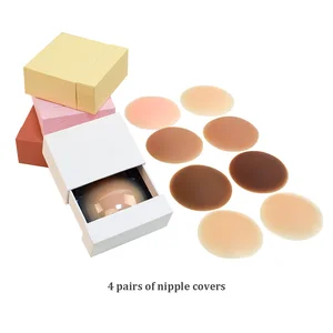 Custom Multi Color Silicone Nipple Covers for Women Seamless Invisible Bra Alternative with Adhesive Comfort