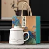 Yangzhi jade porcelain office cup, see picture