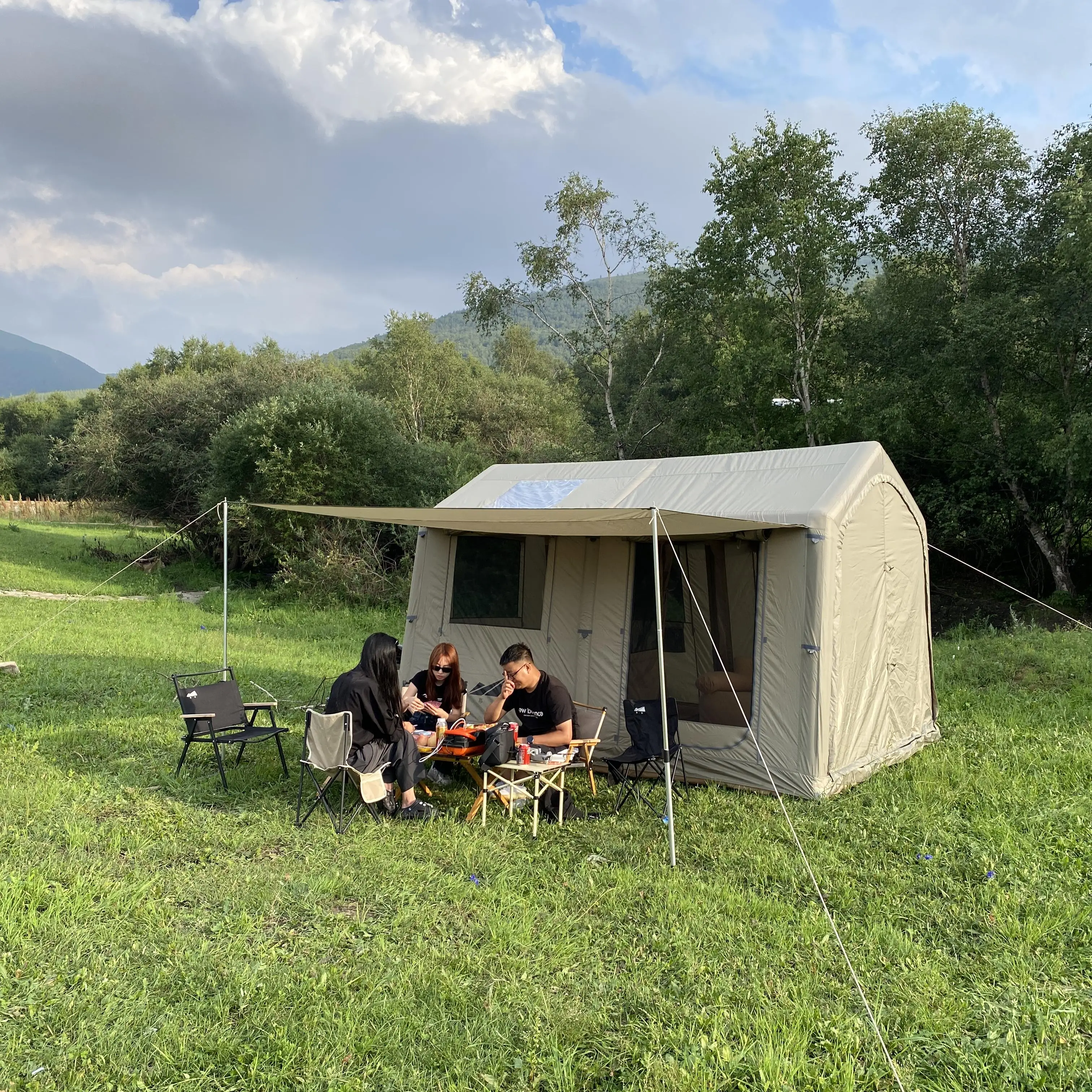 zelt auf dem auto KINGCAMP Auto Dachzelt Boundless 2 Personen Hartschale Dach Zelt Autom
