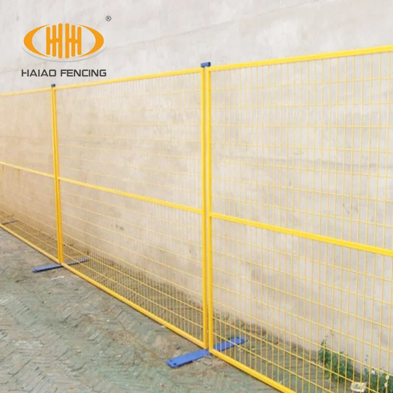 Customizable Free Standing Construction Temporary Fence 6 X 10 Metal Temporary Fence Panels for Sale