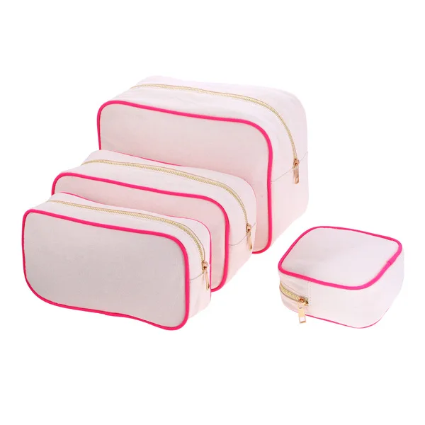 New Design Solid Color Simple Makeup Bag For Women Christmas Gifts