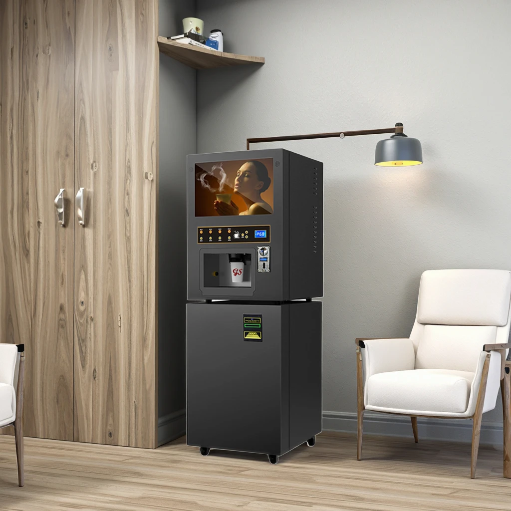 Coffee/Coffe/Cafe Vending Machine Professional Instant Coffee Vending Machine for Sale Maquina Expendedora