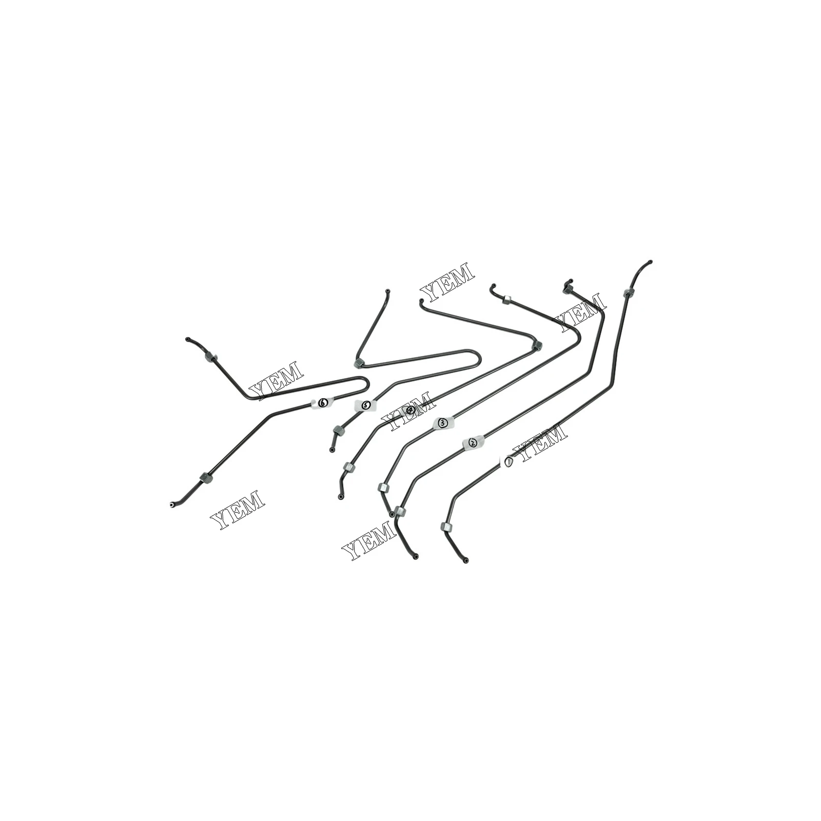 For Liebherr D926 Fuel Pipe 9075039 9075033 9075034 9075035 9075036 9075037 9075038 Universal Engine Parts