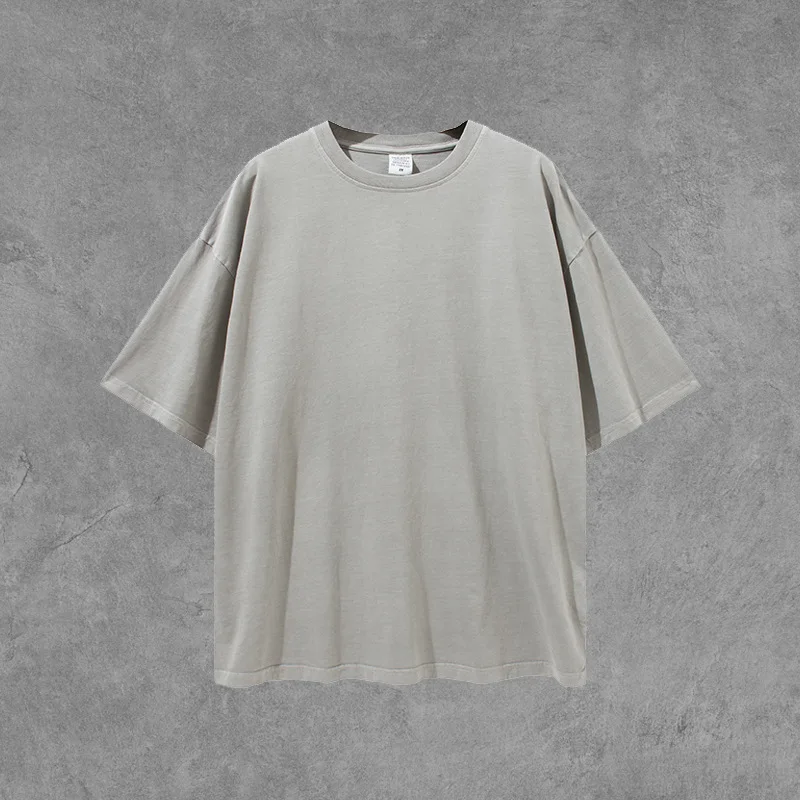 Evertop Oem Vintage T Shirt Camisas Men Big Tal Custom Washed Blank T