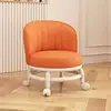 Rueda universal de plástico naranja