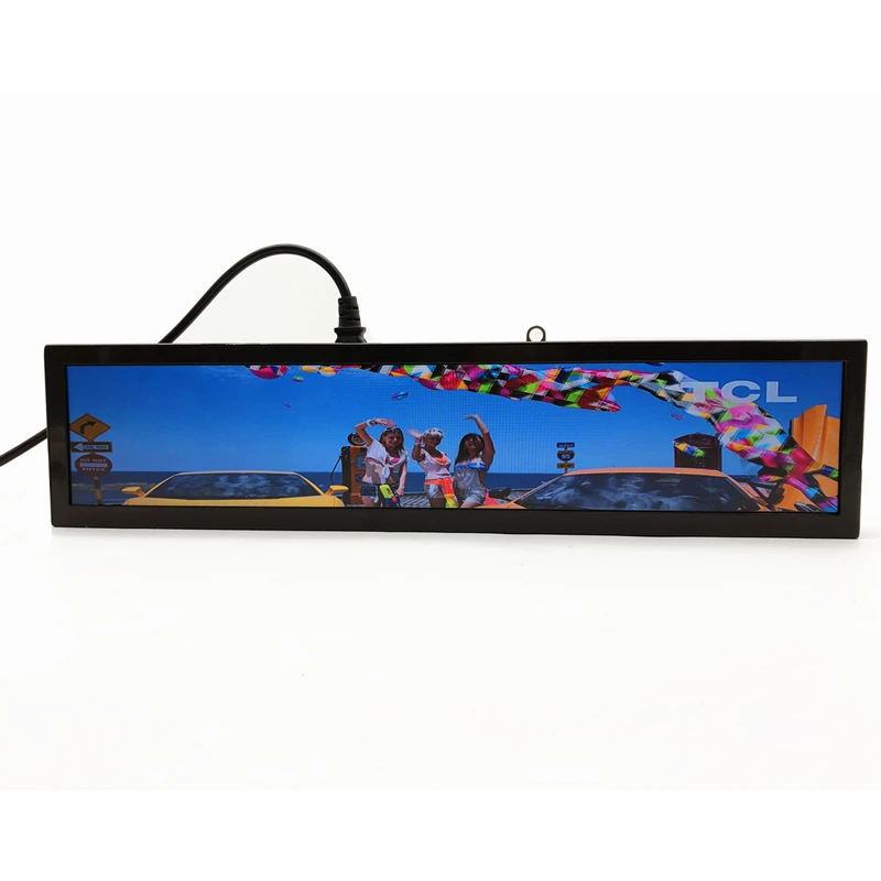 Stretched Bar Lcd  Ultra Wide LCD 14.4  Inch Supermarket Shelf Screen Size 497.9*158.9 mm  Advertising Machine Android / HDM1