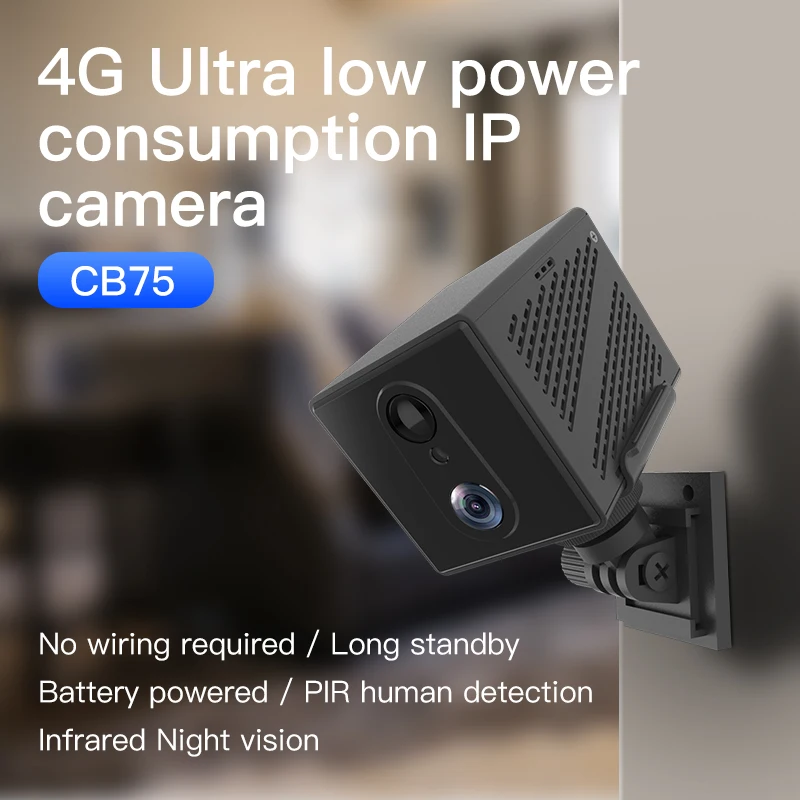CB75 Mini WiFi Camera Smart Home Smallest Camera Full HD 1080P Camcorder Small Wireless 4G Mini Infrared CCTV Camera