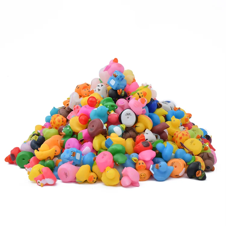Factory Direct Custom Bathtub Mini Yellow Bulk Rubber Duck Weighted