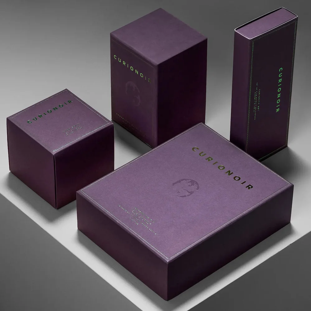 Luxury Rigid Cardboard Perfume Jar Packaging Paper Drawer Gift Box With ...